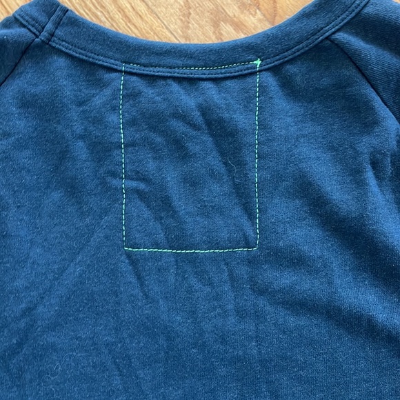 NWT Aviator Nation size small women’s sweatshirt Rainbow design navy blue - Picture 6 of 6